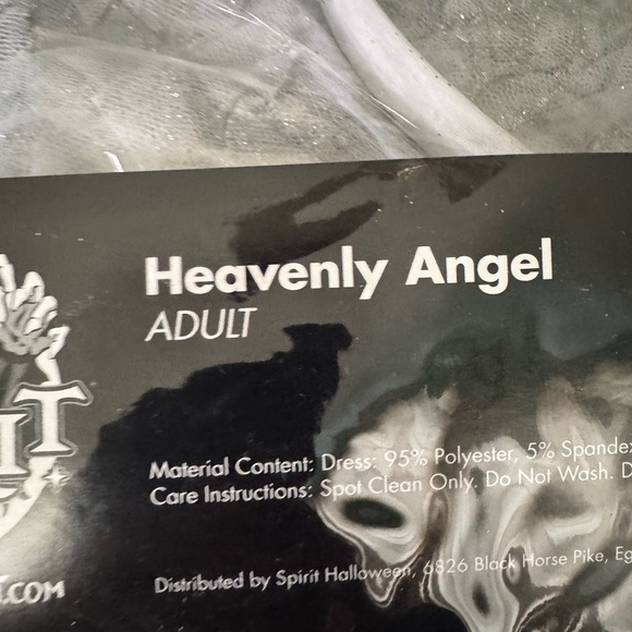 NWT Spirit Halloween  Heavenly Angel Costume Adult Large (12-14) Cosplay Theater - Picture 4 of 11